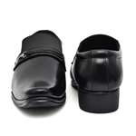 WUGO Latest Stylish Men Black Moccasin Formal Shoes- Size 6 Footwear Colour Black Footwear Material Faux Leather